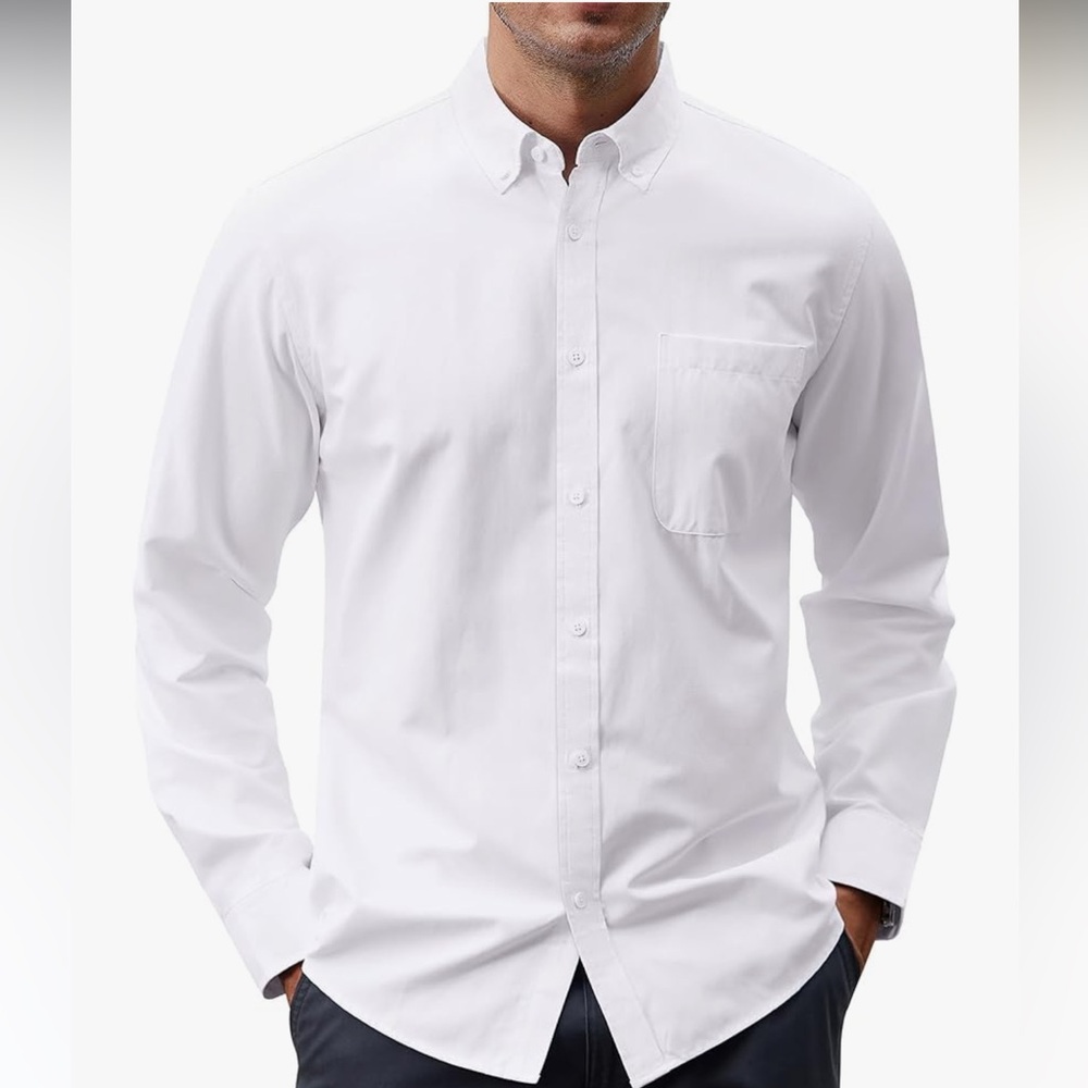 NWT bundle of two J.VER Men's Oxford Shirts Casual Button Down Collar Shirts